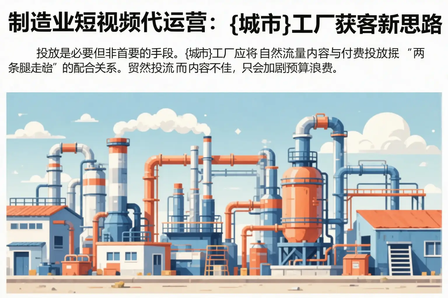 制造业短视频代运营：石拐工厂获客新思路