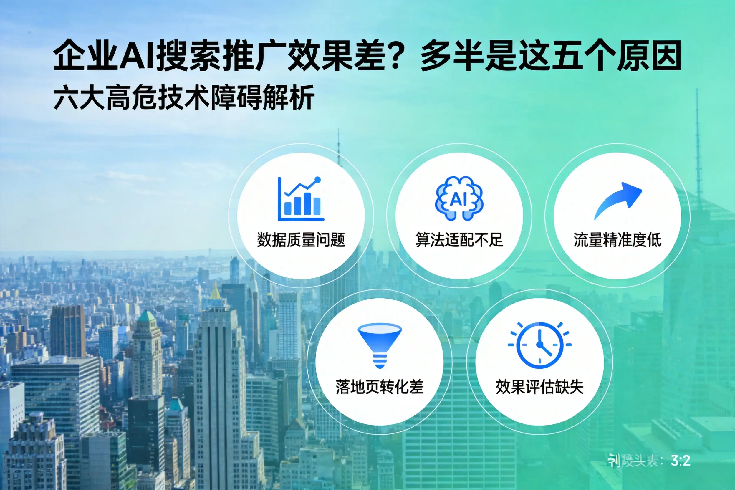 石拐企业AI搜索推广效果差?多半是这五个原因